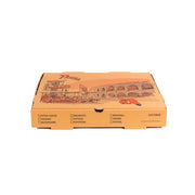 KITCH24/7 Brown / 14 x 14 x 2 / 14.0 ounces Pizza Boxes