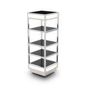 Eastern Tabletop Buffet Display, 22 1/4" x 22 1/4" - Black Silver