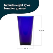 Libbey Cobalt Flare / 17.25 oz / Premiere Cobalt Tumblers & Water Glasses