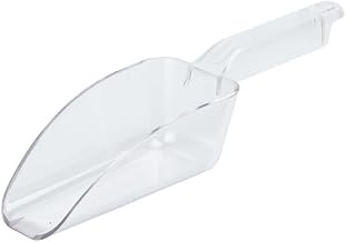Thunder Group PLSC012CL Small Ice Scoop 11.0 x 3.1 x 2.6 inches (27.9 x 7.9 x 6.7 cm), Approx. 12.0 fl oz (355 ml), Shovel, Ice, Flour, Plastic, Polycarbonate