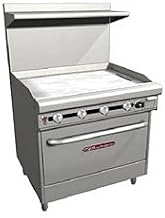 Southbend H436A-3G 36" Ultimate Restaurant Gas/Electric Range w/36" Griddle & (1) Electric Hybrid Convection Oven