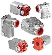 Crouse-Hinds 38MCQOW Die Cast Zinc Insulated Throat Old Work Connector 3/8 Inch Quick-Lok Pro