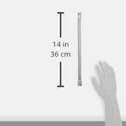 13" Adjustable Microphone Gooseneck - Chrome Plated by Performance Plus – 13 Inch, Metal, Chrome, Model PGN13