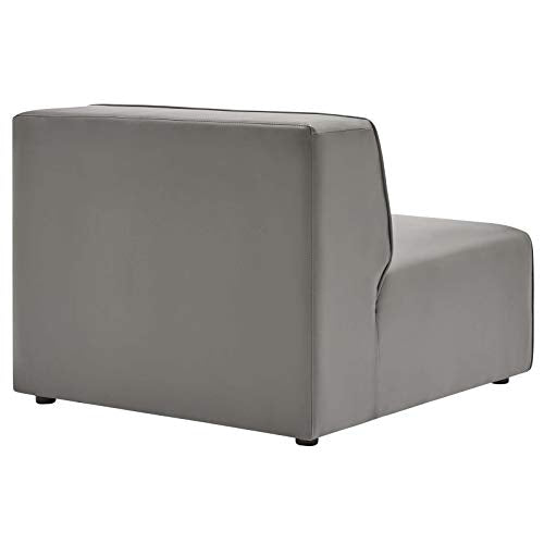 Modway Grey / Armless Chair / Contemporary Sofas & Couches
