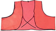 MCR Safety V041 Economy Polyester Mesh PVC Coated Safety Vest, Fluorescent Orange