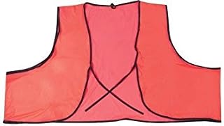 MCR Safety V041 Economy Polyester Mesh PVC Coated Safety Vest, Fluorescent Orange