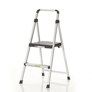 Cosco 11628ABK Aluminum Step Stool, 18 1/2" Wide - Default Title