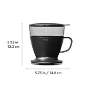 OXO Matte Black / 12 ounces / Modern Pour Over Coffee Makers
