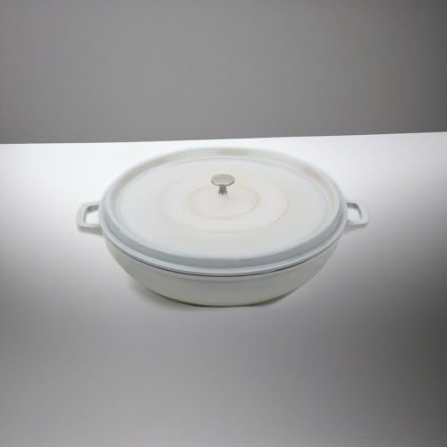 GET 0.75 Quart / Round / White Dutch Ovens