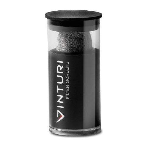 Red Wine Aerator Filter Screens by Vinturi – 5-Pack, Stainless-Steel, Black, Pack of 5, Model V3000