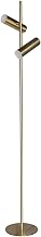 Dainolite Constance Floor Lamp - 12W - Aged Brass - Frosted Acrylic Diffuser