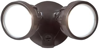 Cooper Lighting All-Pro Switch LED Bronze Outdoor Floodlight Hardwired