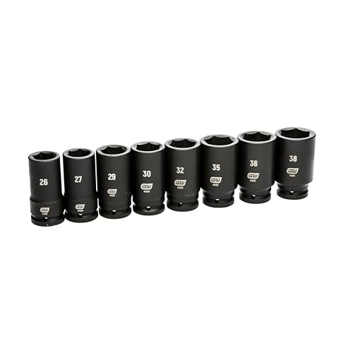 GEARWRENCH 8 Pc. Deep / Chrome / 1 Socket & Socket Wrench Sets