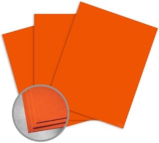 Neenah Astrobrights Orbit Orange Card Stock - 11 x 17 in 65 lb Cover Smooth 30% Recycled 250 per Package