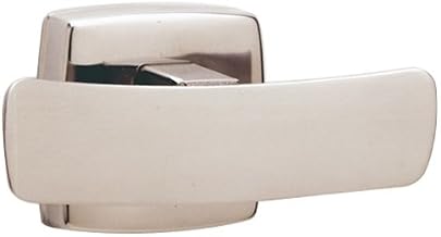 Bobrick 76727 Stainless Steel Surface Mounted Double Robe Hook, Satin Finish, 3-15/16" Width