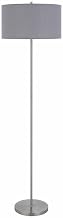 Cal Lighting 150W 3-Way Floor Lamp Cromwell Metal Lamp Gray