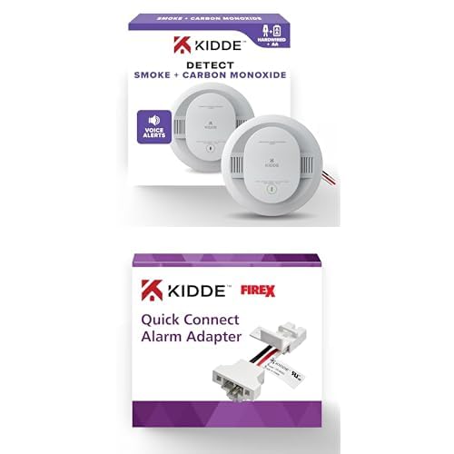 Hardwired Smoke & Carbon Monoxide Detector by Kidde – Commercial Grade