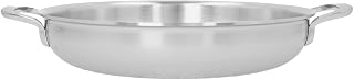 Demeyere Multifunction Double Handle 28cm Stainless Steel Skillet, 2.75L, Oven & Dishwasher Safe, Sauteing, Grilling, Frying, Roasting, Baking, Kadai