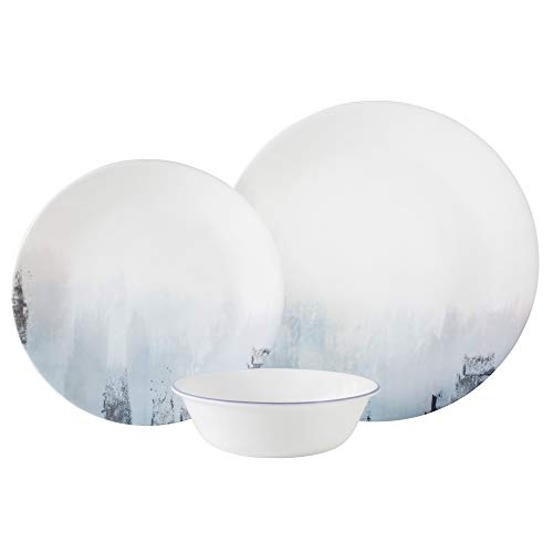 Corelle White/Blue / 1 / 12 Dinnerware Sets