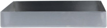 Hubert Stainless Steel Commercial Food Display Pan, Rectangular Merchandising Pan for Deli Cases and Buffets, 10"L x 8"W x 1.5"H