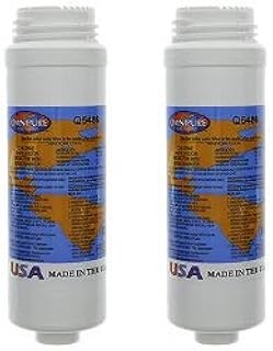 Omnipure Q5486 Q-Series GAC and Phosphate Water Filter - Granular Activated Carbon (GAC) and Polyphosphate for Reverse Osmosis (RO) System (2-PACK)