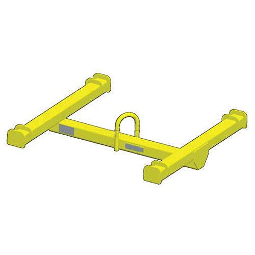 Lifting Beam Bulk Container | 36" Spread - 4000 Lb. Cap. by M&W – Steel, Safety Yellow, Model 13325