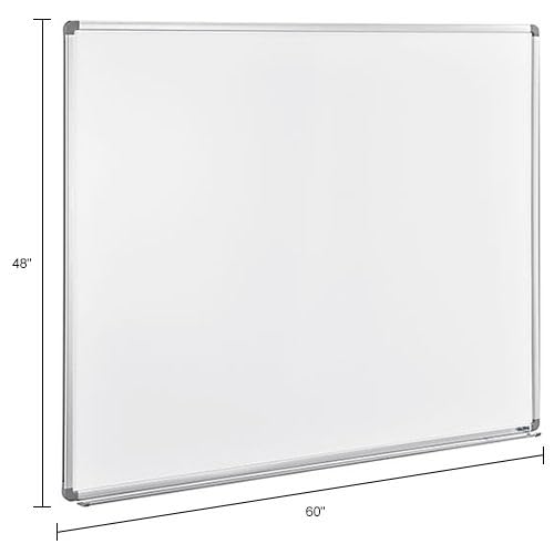 Global Industrial 1 / 60"W x 48"H / White Dry Erase Boards