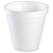 DCC4J4 - White Foam Cups by DART – 4 Ounces, 4.0 fluid_ounces, Stainless Steel, White