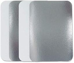 Handi Foil HFA2060L Laminated Board Lid, Aluminum/paper, 7 X 5, 500/carton