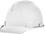 Jackson Safety Advantage Front Brim Hard Hat, Non-Vented, 4-pt. Ratchet Suspension, White, 20200