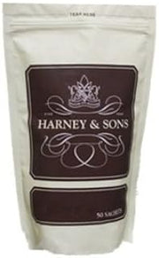 Harney & Sons Darjeeling Black Tea Sachets, 50 Count | Blend of First Flush and Autumnal Darjeeling teas. 50 whole leaf sachets. Contains caffeine.