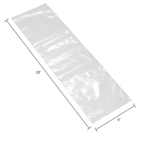 Clear Layflat Poly Bags 4 mil by Laddawn – Low Density Polyethylene, Clear, Model 1137
