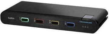 Belkin 4 PT 1 HD DP/HDMI UNVL SKVM WO/CAC PP4.0