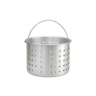 Win-Ware 80-Qt Aluminum Steamer Basket For ALST by Winco – 80 quarts, Aluminum, Silver, Model alsb-80