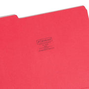 SMEAD Red / 100 Count (Pack of 1) / File Folder Colored