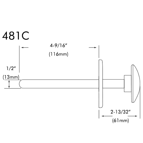 Complete Latch Kit - Kason 58 - With 1-3/4" to 2-1/2" Offset Strike – Pack of 3, Model 381274