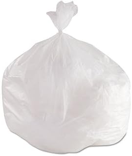 IBSS434822N - Inteplast Group High-Density Can Liner, 43 X 48, 56-Gallon, 22 Micron, Natural, 25/roll