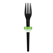 Responsible Products 6.75" Forks Black (50 Count) / Black / 50 Forks