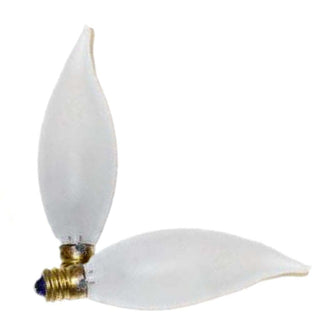 Decorative Flame Tip Light Bulb 15 W 90 Lumens Candelabra 3-5/8 In. Frosted Card / by Westinghouse – 3.625 inches, copper, Frosted, Pack of 2, Model 03777