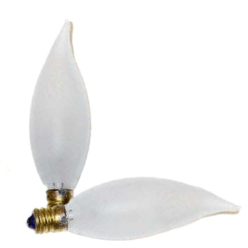 Decorative Flame Tip Light Bulb 15 W 90 Lumens Candelabra 3-5/8 In. Frosted Card / by Westinghouse – 3.625 inches, copper, Frosted, Pack of 2, Model 03777