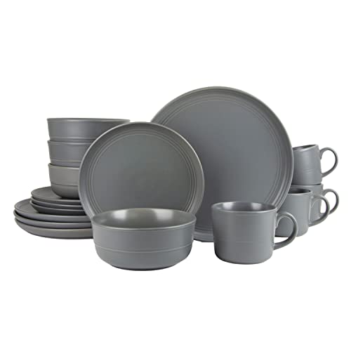 10 Strawberry Street 16 Piece / Matte Gray / 1 Dinnerware Sets