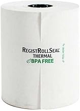 National Checking Phenol Free Thermal White 1 Ply Registroll, 3.13 inch x 230 Feet - 50 per case.