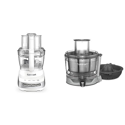 Cuisinart 13-Cup / White / Food Processor + Juicing Center Food Processors