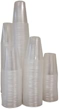 Crystalware Plastic Cups, 5oz., Packed in a Bags of 100 25/case, Clear (2500 Cups Total)