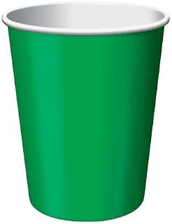 Creative Converting 56112B Emerald Green Hot/Cold Cup 9 Oz, Solid (10pks Case)