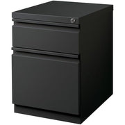 Hirsh Industries Dark Coal / Modern / 21.75" H x 15" W x 19.88" D Mobile File Cabinets