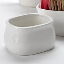 American Metalcraft PSPH3 Sugar Packet Holder, Porcelain, 1-7/8" H, 2-1/2" W, 3-1/4" L