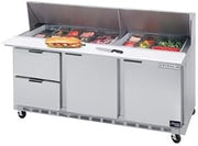 Beverage-Air Commercial Food Prep Tables 72" Sped72-30M-4