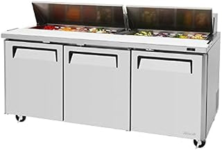 Turbo Air 3-Door Sandwich Salad Prep Table 19-CU.ft. MST-72-N