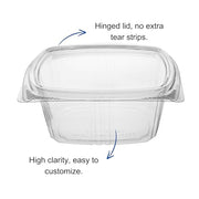 KODA CUP 16oz / Clear / 16.0 fluid_ounces Clamshell Take Out Containers
